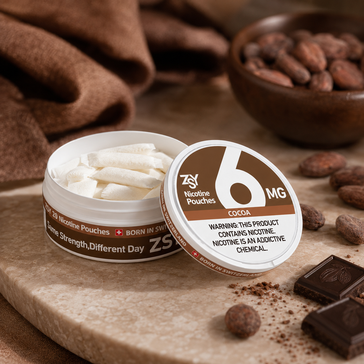 Cocoa Nicotine Pouches