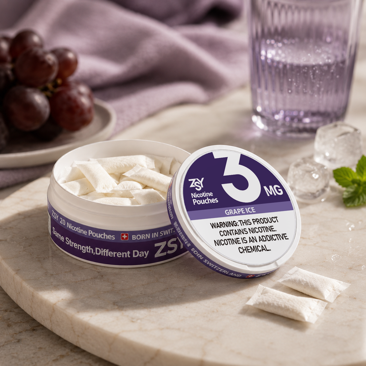 Grape Ice Nicotine Pouches