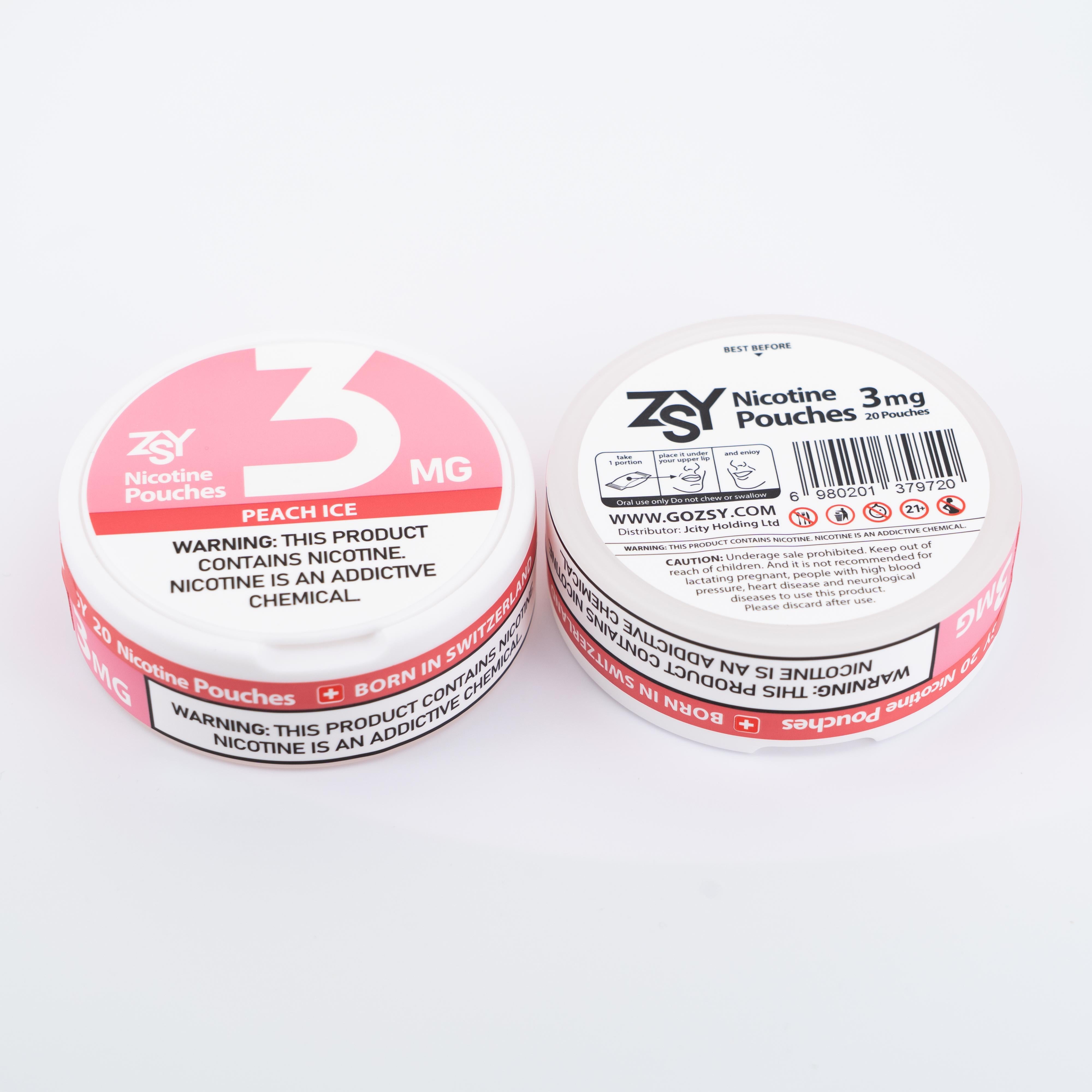 Peach Ice Nicotine Pouches
